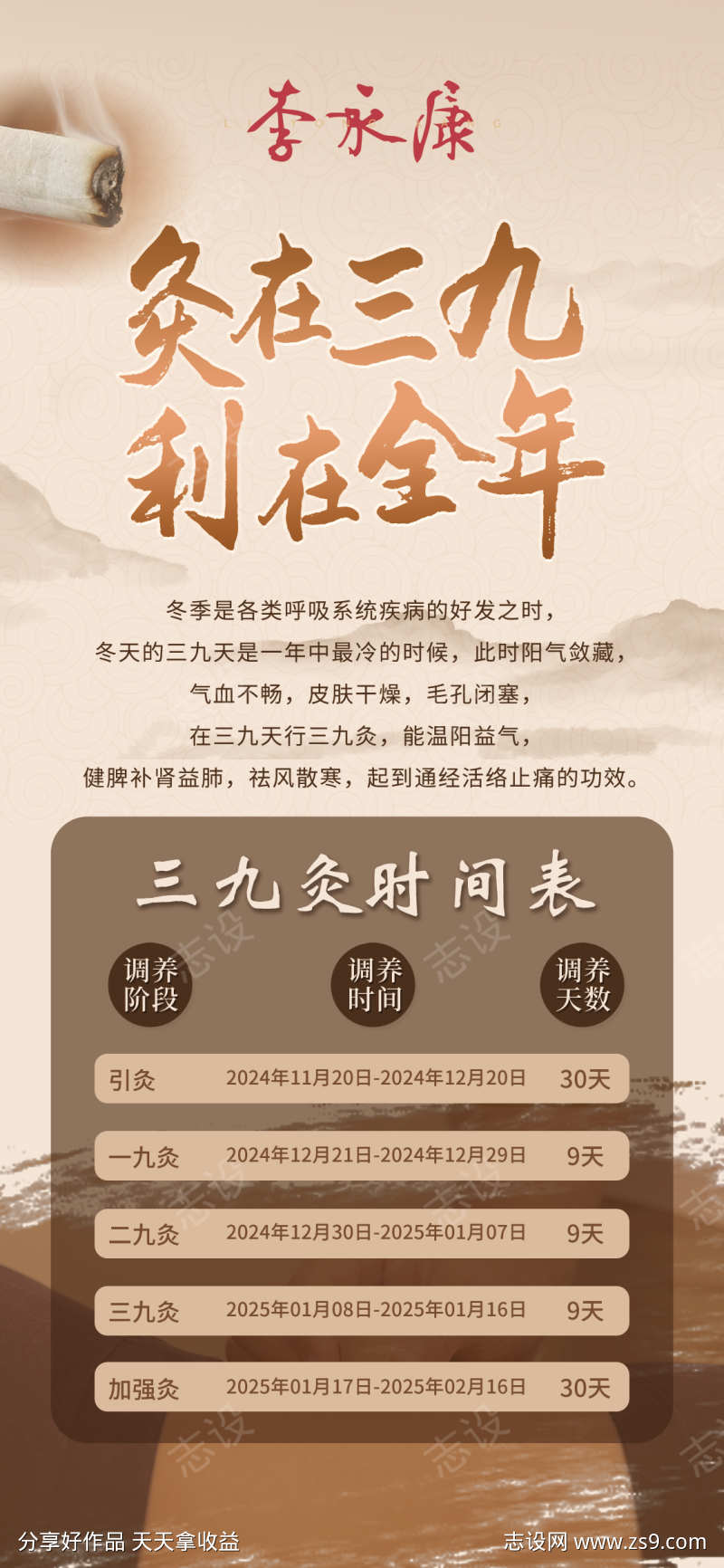 三九灸时间表