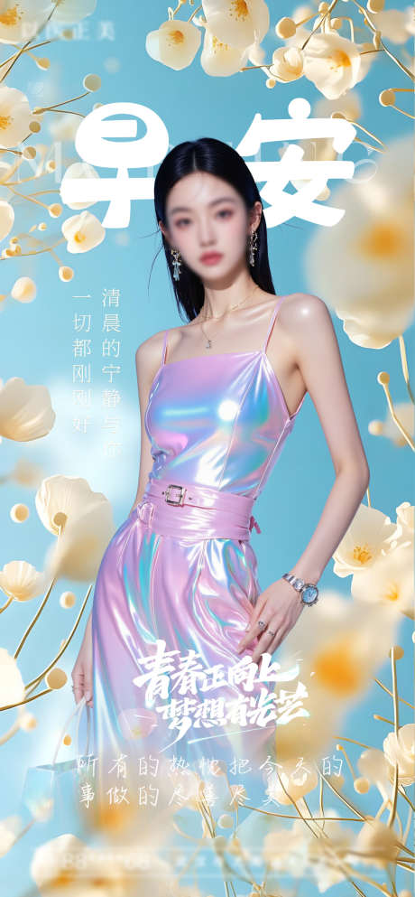 早安模特海报_源文件下载_PSD格式_1080X2331像素-模特,早安,人物-作品编号:2025042017206264-志设-zs9.com