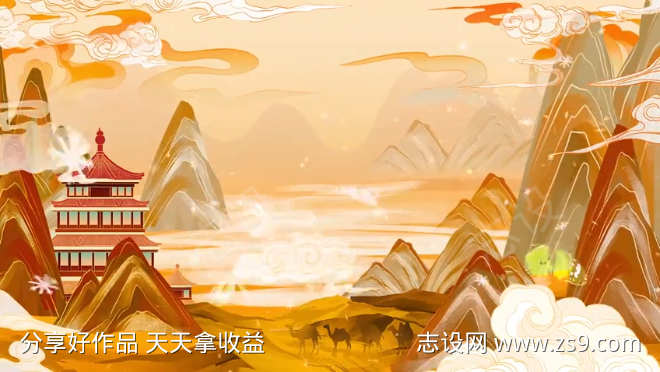 中国风背景视频