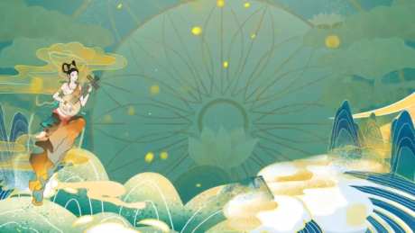 中国风敦煌舞女视频_视频素材下载_MP4格式_1920X1080像素-中国风,插画,舞女-作品编号:2025042110057862-志˰设͵网