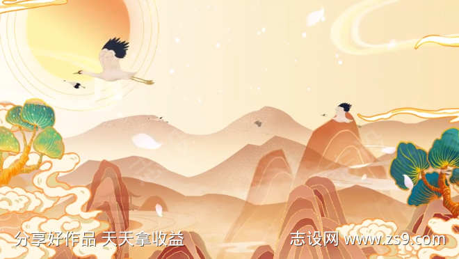 中国风背景视频