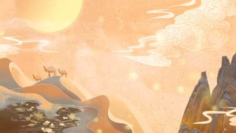 中国风敦煌背景视频_视频素材下载_MP4格式_1920X1080像素-敦煌,背景,异域-作品编号:2025042110194244-志˙设ˆ网