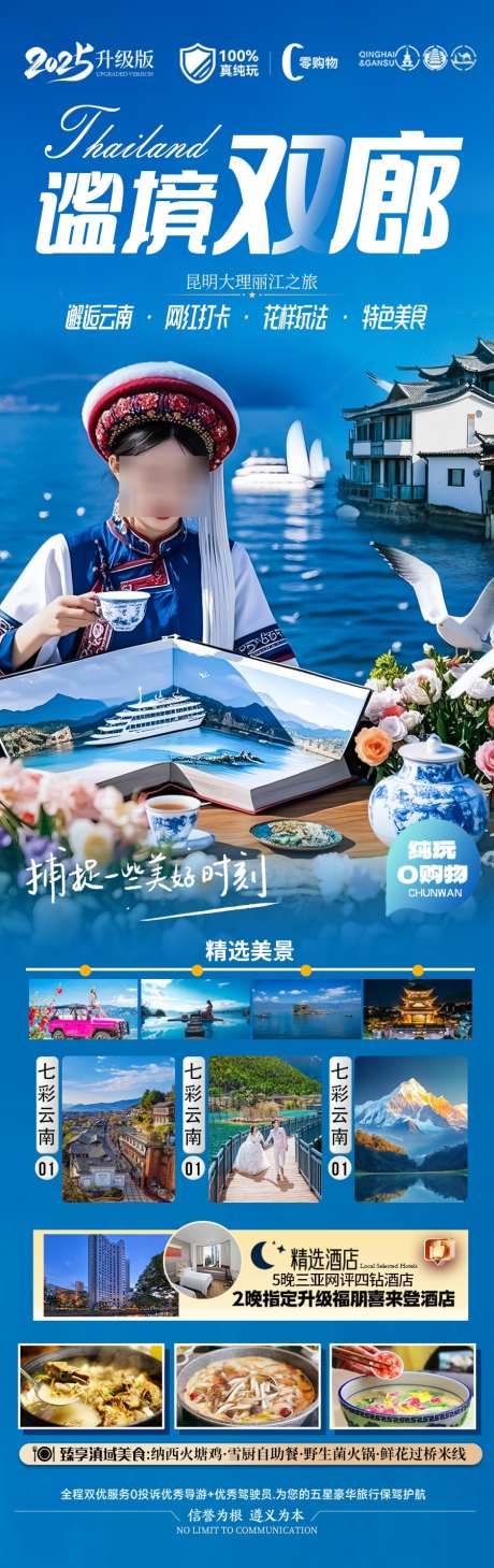 云南旅游海报西双版纳_源文件下载_PSD格式_900X2854像素-十一,五一,热带雨林-作品编号:2025042110443723-素材库-www.sucai1.cn