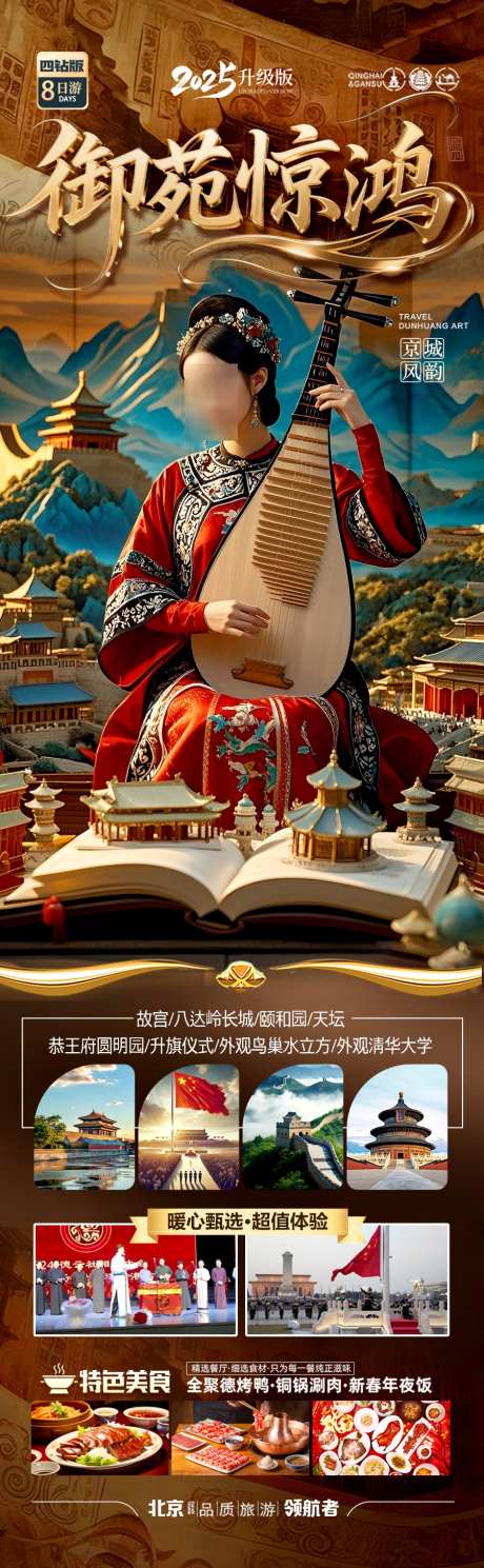 北京旅游海报研学亲子国庆_源文件下载_PSD格式_900X2914像素-兵马俑,鸟巢,西安-作品编号:2025042110579472-素材库-www.sucai1.cn