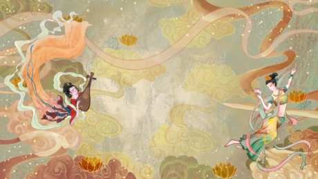 中国风舞女敦煌_视频素材下载_MP4格式_1920X1080像素-视频,飘带,舞女-作品编号:2025042111189964-志`设˲͓͕͔͐͑͗ٚٛٙ网