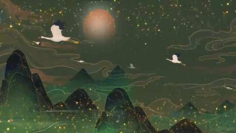 中国风敦煌视频_视频素材下载_MP4格式_1920X1080像素-仙鹤,莲花座,古风-作品编号:2025042111176102-志ˌ设·网