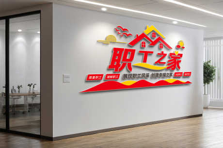 职工之家员工之家工会文化墙_源文件下载_CDR格式_5000X3315像素-文化墙,工会,员工之家-作品编号:2025042110226403-志设-zs9.com