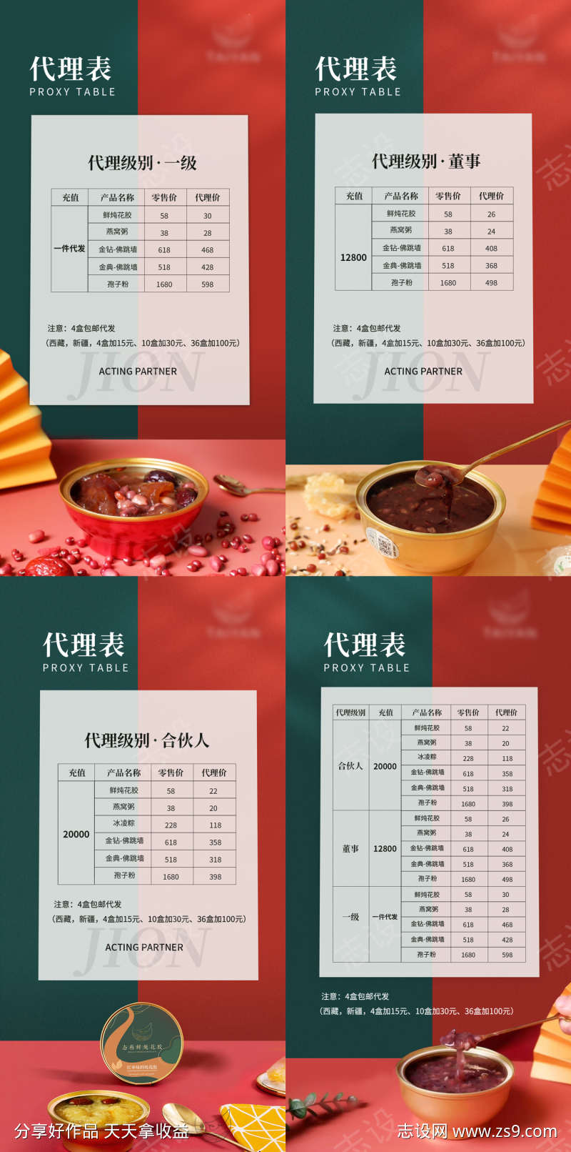 微商级别代理价格表