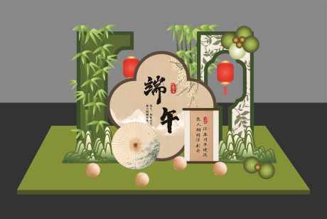 端午节美陈展板龙门架_源文件下载_CDR格式_7532X5038像素-美陈,中国风,山水-作品编号:2025042313583966-志设-zs9.com