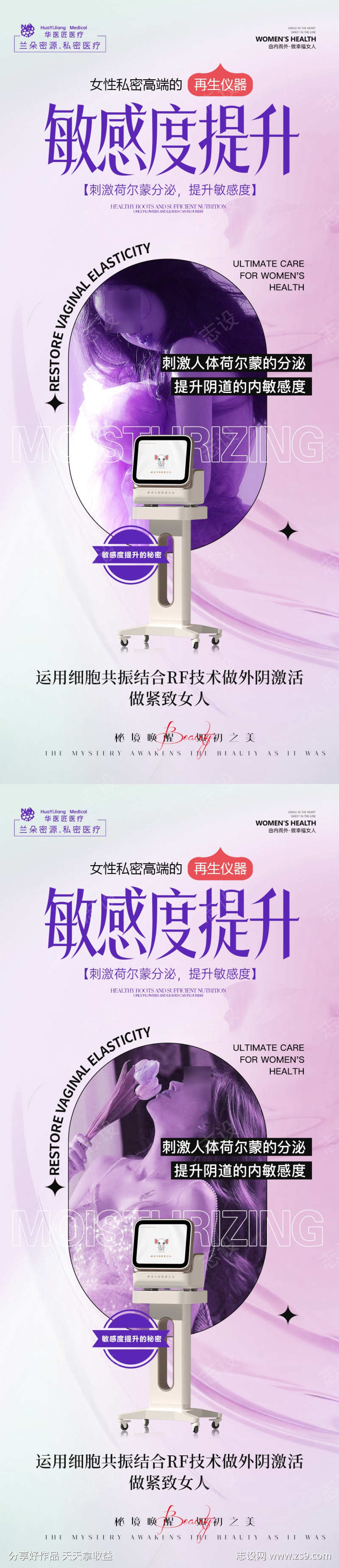 私密敏感度提升海报仪器