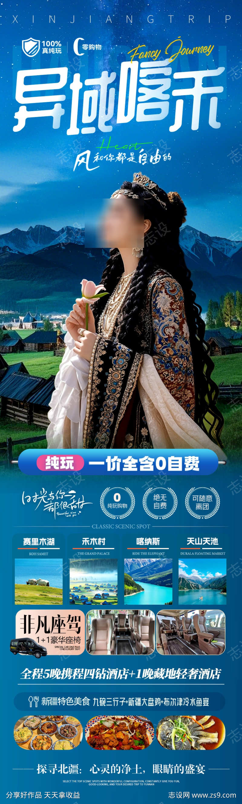 新疆旅游海报