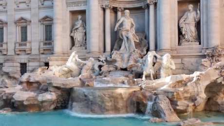 罗马雄伟的特莱维喷泉标志性地标_视频素材下载_MP4格式_3840X2160像素-特莱维喷泉,罗马,通用-作品编号:2025042517295933-志ˉ设˜网