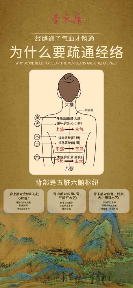 经络疏通科普海报_源文件下载_PSD格式_1125X2436像素-推拿,经络,养生-作品编号:2025042716362497-志设-zs9.com