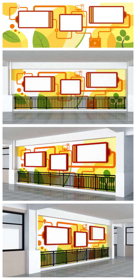 学校用宣传栏设计方案三_源文件下载_AI格式_2250X4625像素-空白宣传栏,宣传栏,文化墙-作品编号:2025042809267320-志设-zs9.com
