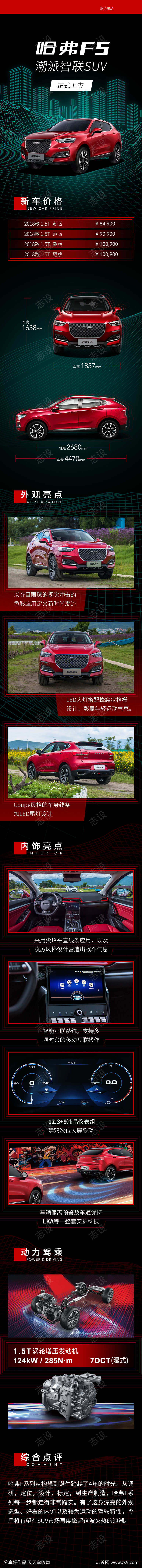 哈弗F5长图海报