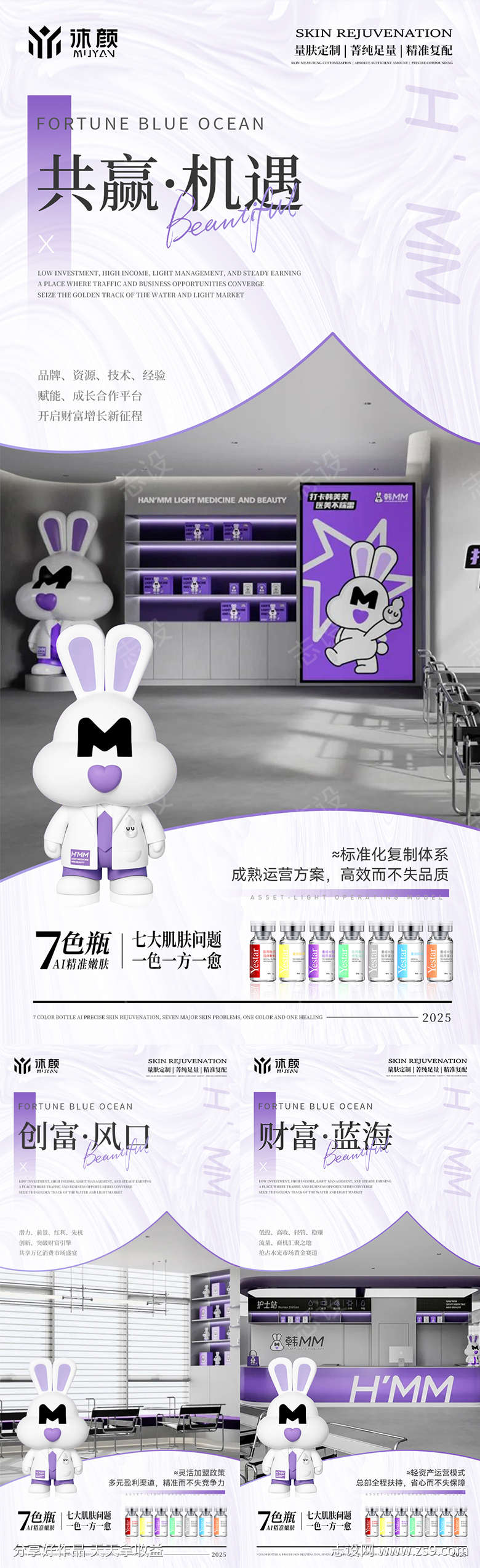 医美门店招商海报