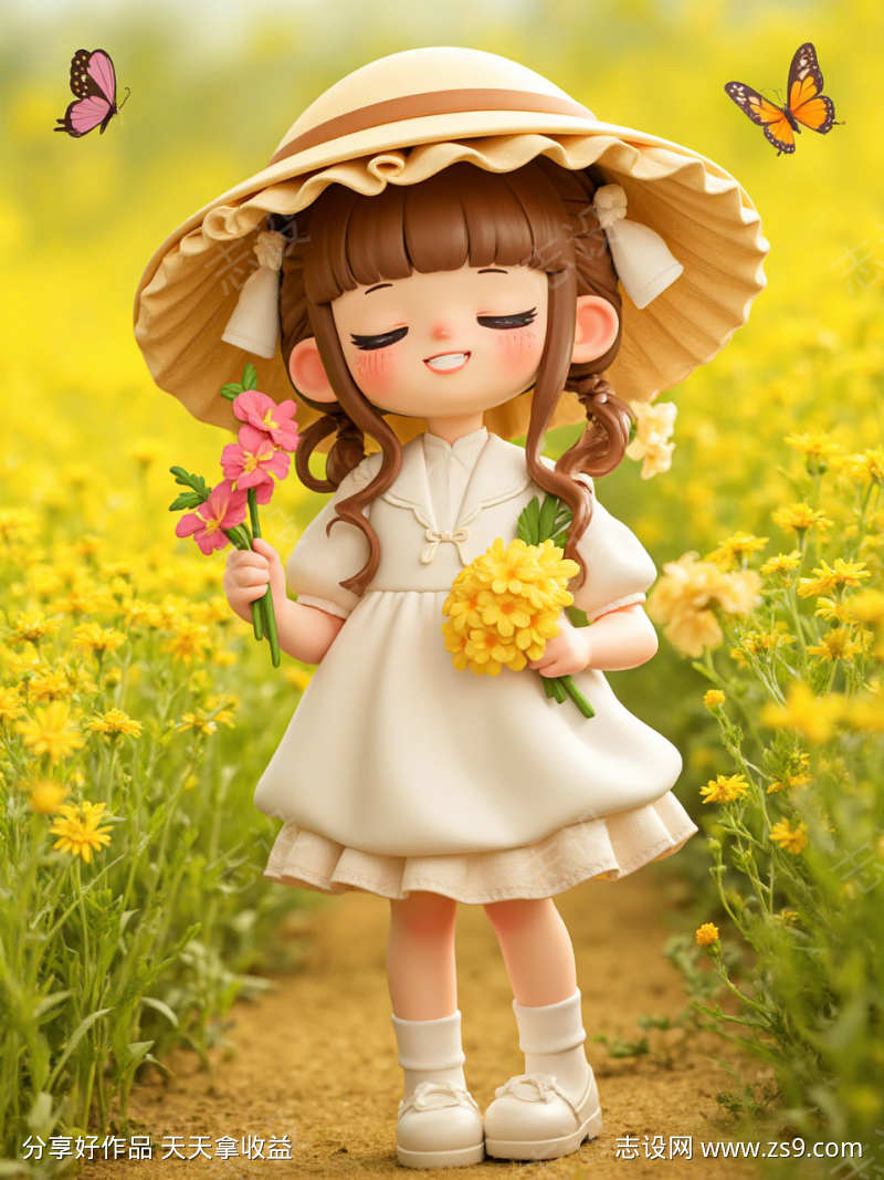 可爱生态盲盒设计