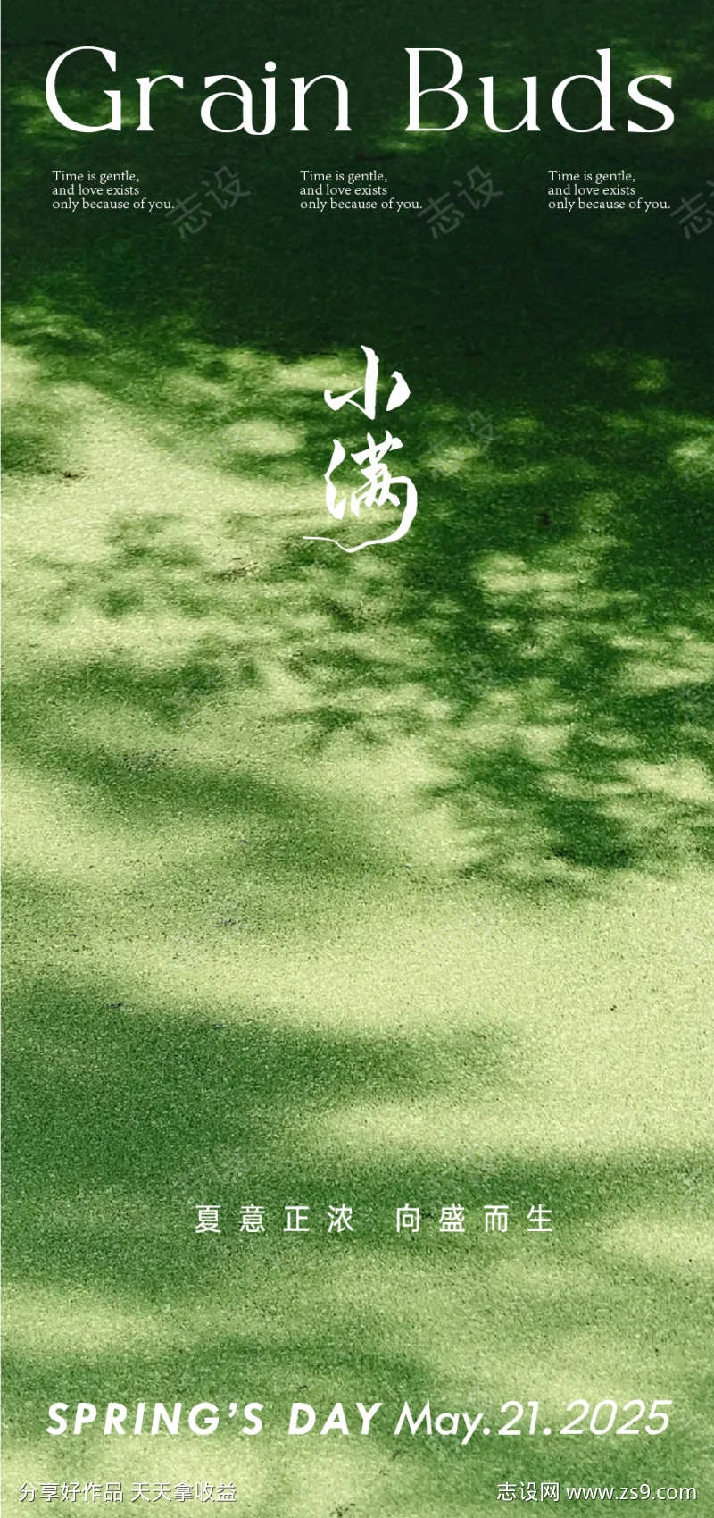 小满立夏夏天夏至天热ins抽象太阳树荫