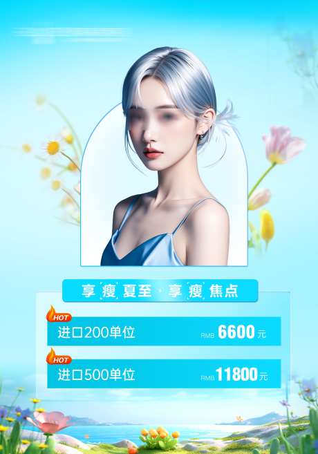 医美夏日活动_源文件下载_PSD格式_2480X3543像素-夏日,瘦脸,瘦瘦节-作品编号:2025050614227131-志设-zs9.com