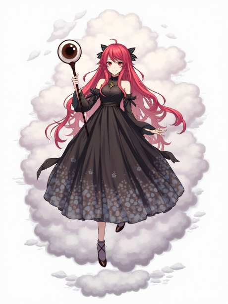 少女魔法师_源文件下载_PNG格式_960X1280像素-魔法师,魔幻,连衣裙-作品编号:2025050711074539-志设-zs9.com