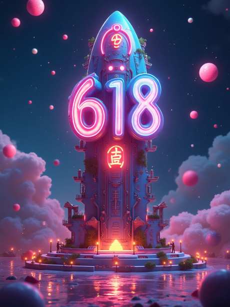 宇宙飞船发射台_源文件下载_PNG格式_960X1280像素-紫色,活动,618-作品编号:2025050711529466-志设-zs9.com