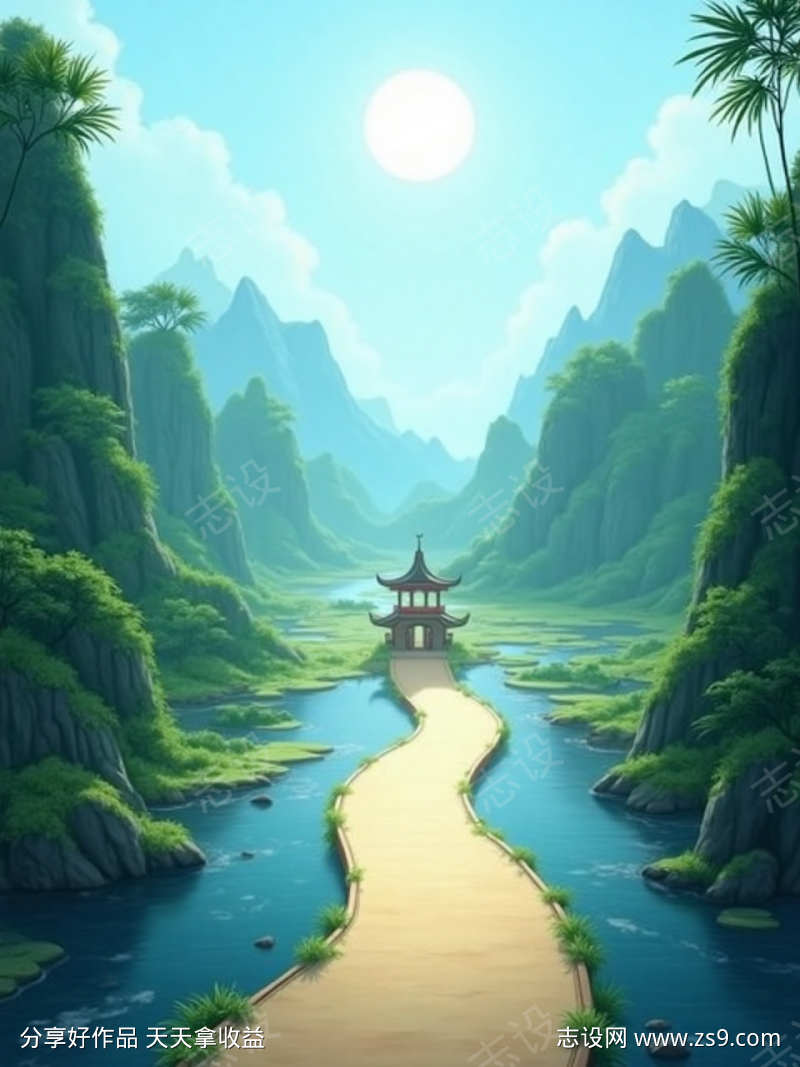 宁静的风景画