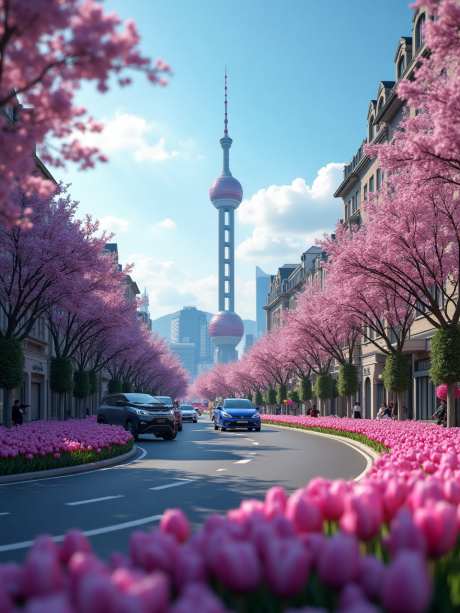 户外春景建筑_源文件下载_PNG格式_960X1280像素-东方明珠,建筑,欧式-作品编号:2025050715146473-志设-zs9.com
