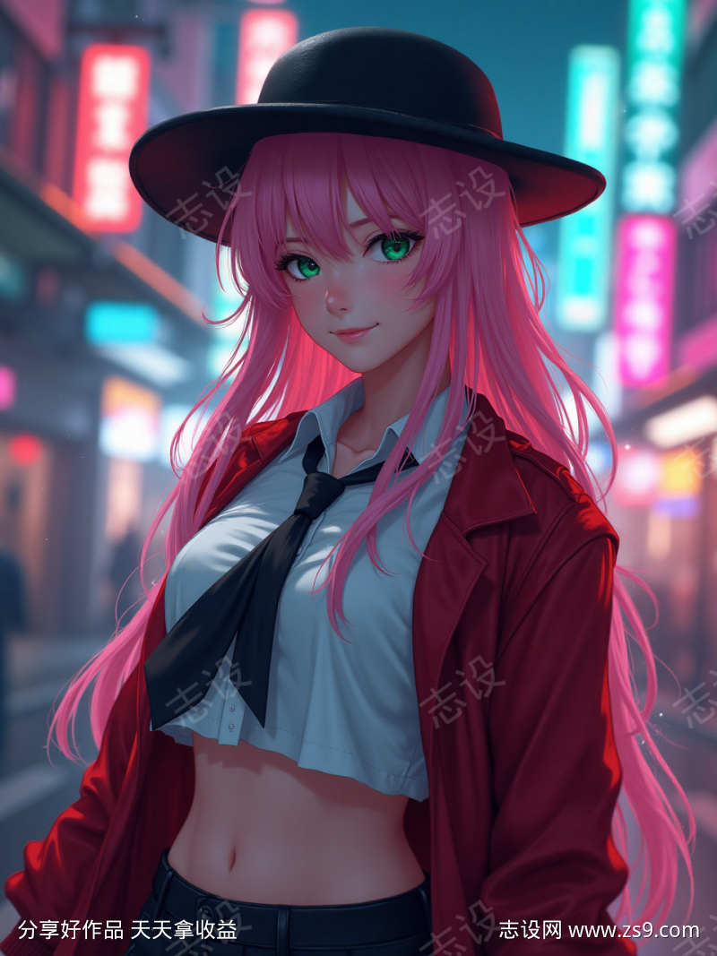 夜晚都市少女