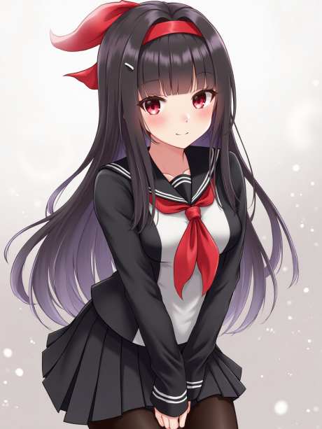水手服女孩_源文件下载_PNG格式_960X1280像素-微笑,动漫,二次元-作品编号:2025050717378954-志设-zs9.com