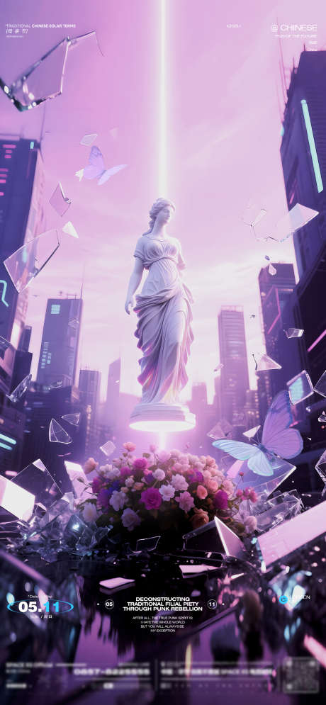 母亲节酒吧海报_源文件下载_PSD格式_1126X2435像素-母亲节,雕像,赛博-作品编号:2025050809016780-素材库-www.sucai1.cn