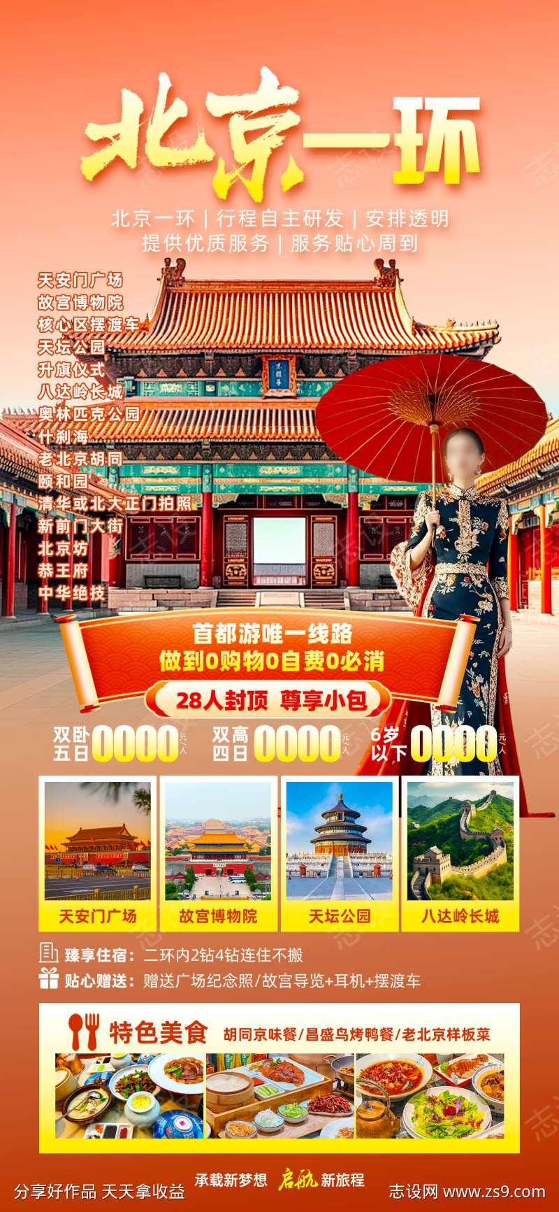 北京环旅游海报
