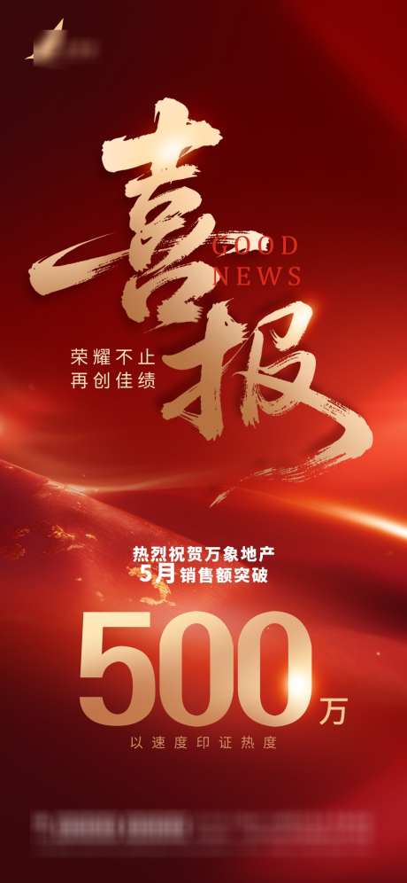 红色大气地产喜报战报宣传海报_源文件下载_PSD格式_1242X2688像素-战报,喜报,加推-作品编号:2025050815361294-志设-zs9.com