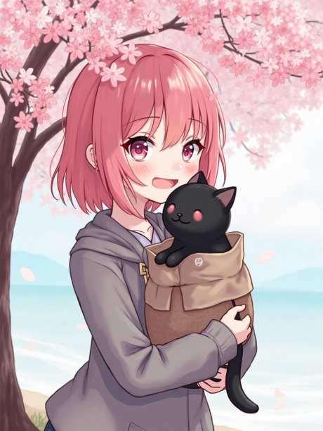 樱花树女孩_源文件下载_PNG格式_960X1280像素-粉色,女孩,樱花树-作品编号:2025050814256148-志设-zs9.com