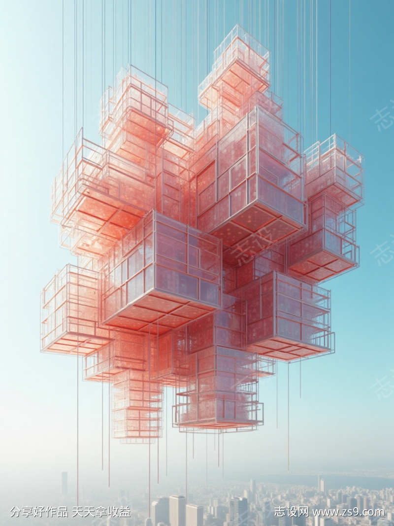 装饰着圆点的建筑