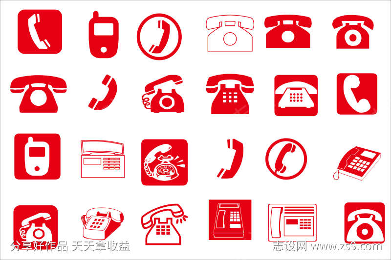 名片设计小图标