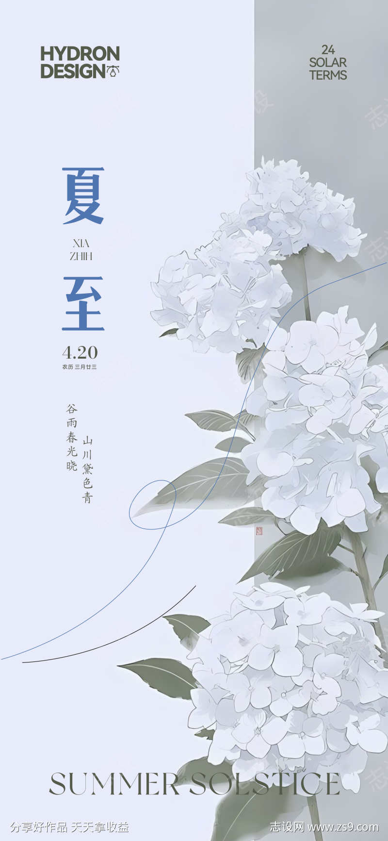 夏至节气海报