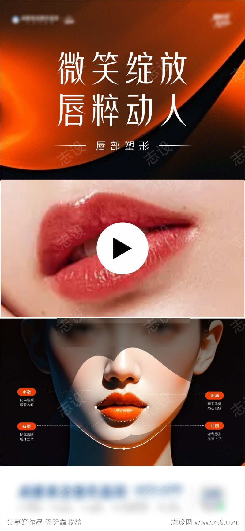 口周年轻海报