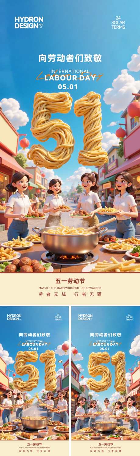 五四青年节移动端3D卡通海报_源文件下载_CDR格式_1758X5697像素-餐饮,火锅,3D卡通-作品编号:2025050913404399-志设-zs9.com