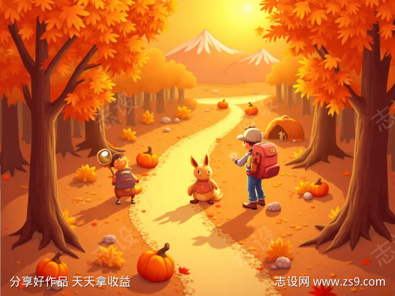 秋季探险指南海报
