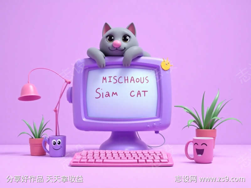 彩色可爱数字插图