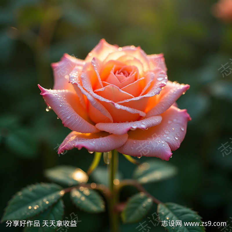 晶莹剔透的花朵