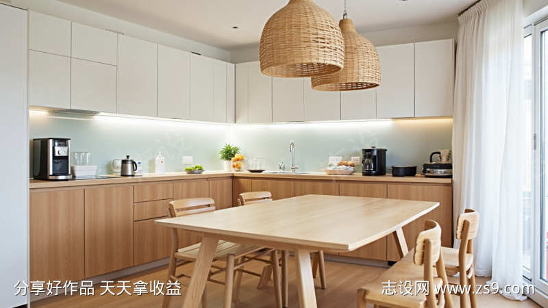 奶油原木室内设计