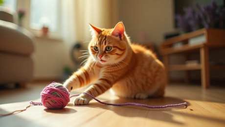 玩耍的橘猫_源文件下载_PNG格式_1536X864像素-玩耍,动物,橘猫-作品编号:2025051115442296-志设-zs9.com