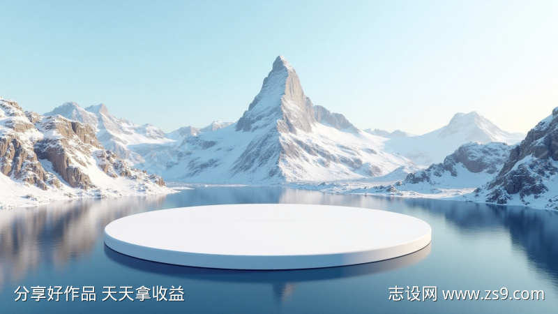 高山湖水电商展台