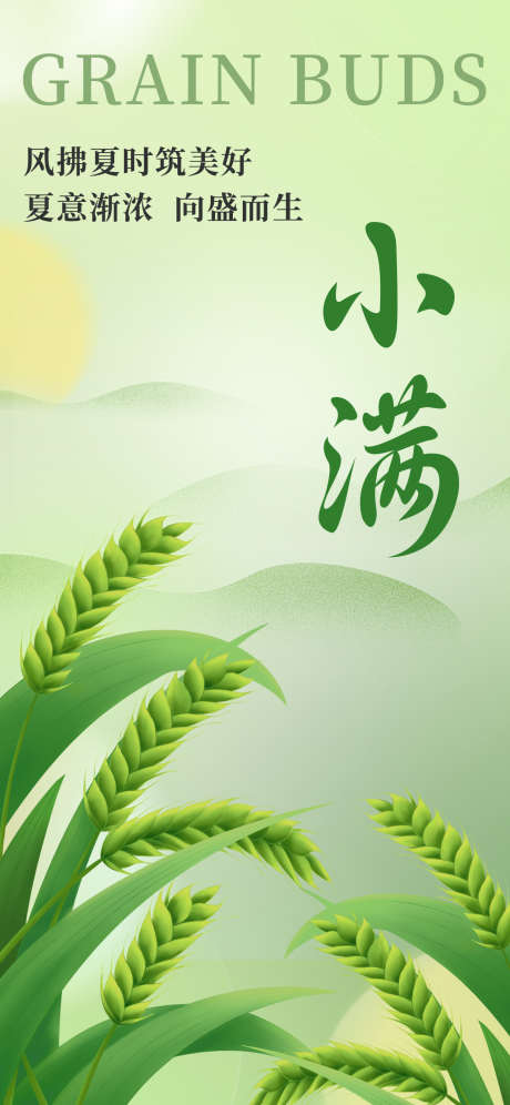 小满节气海报_源文件下载_PSD格式_1242X2688像素-麦子,节气,小满-作品编号:2025051209496206-志设-zs9.com