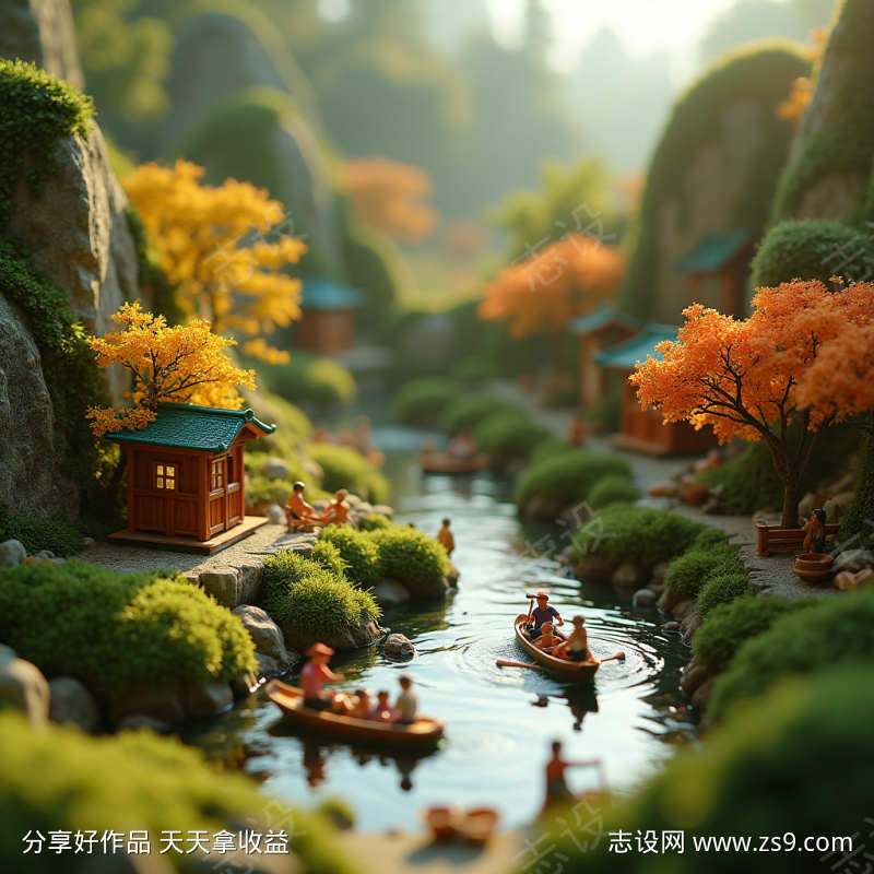 端午微型场景