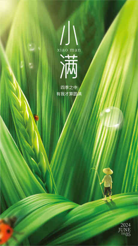 小满的海报_源文件下载_CDR格式_5136X9134像素-节气,夏天,夏日-作品编号:2025051509499921-志设-zs9.com
