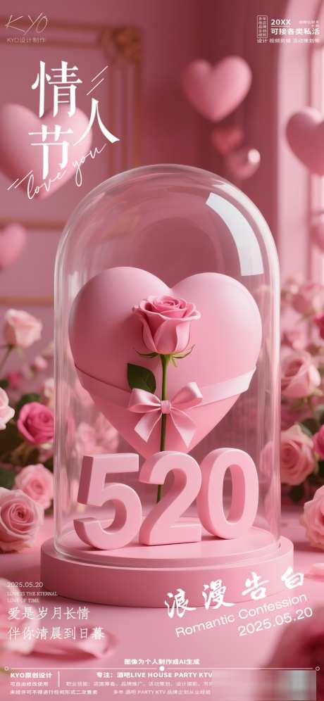酒吧KTV520情人节浪漫告白海报_源文件下载_PSD格式_800X1733像素-告白,浪漫,情人节-作品编号:2025051511048556-志设-zs9.com