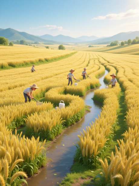 农民在田里收获庄稼_源文件下载_PNG格式_960X1280像素-粮食,丰收,庄稼-作品编号:2025051509272375-志设-zs9.com