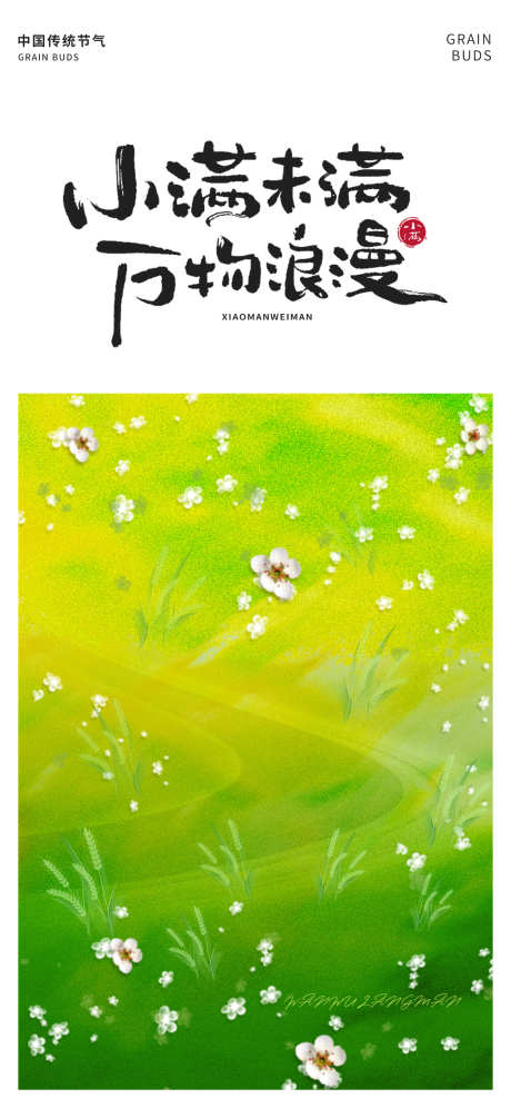 小满节气海报